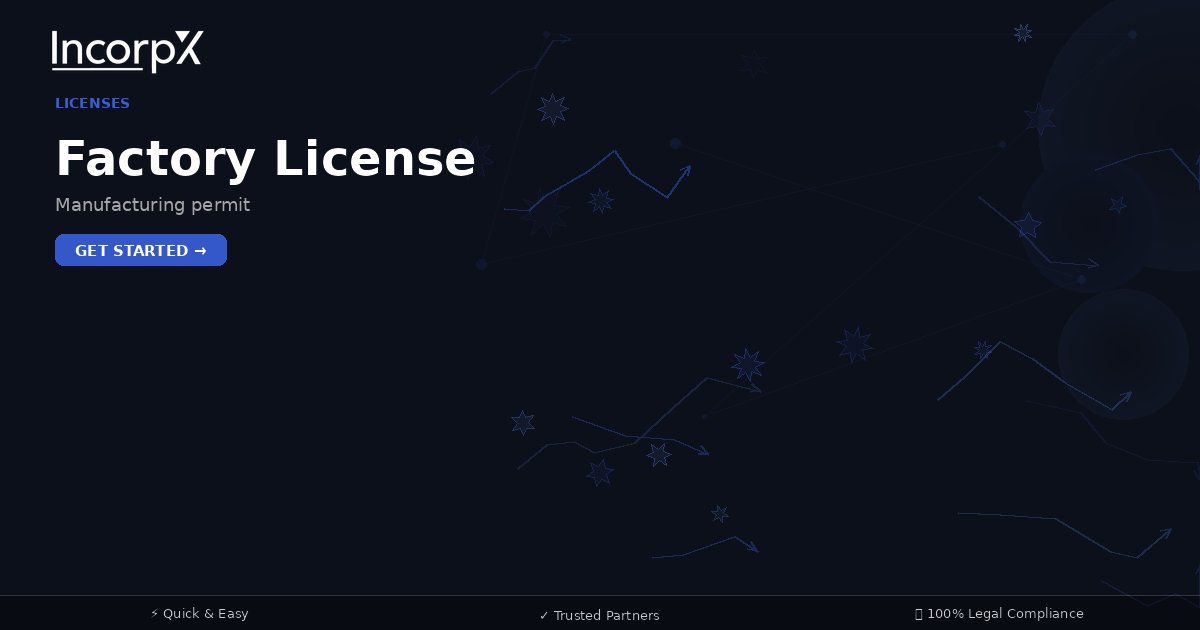 Factory License in Assam | IncorpX