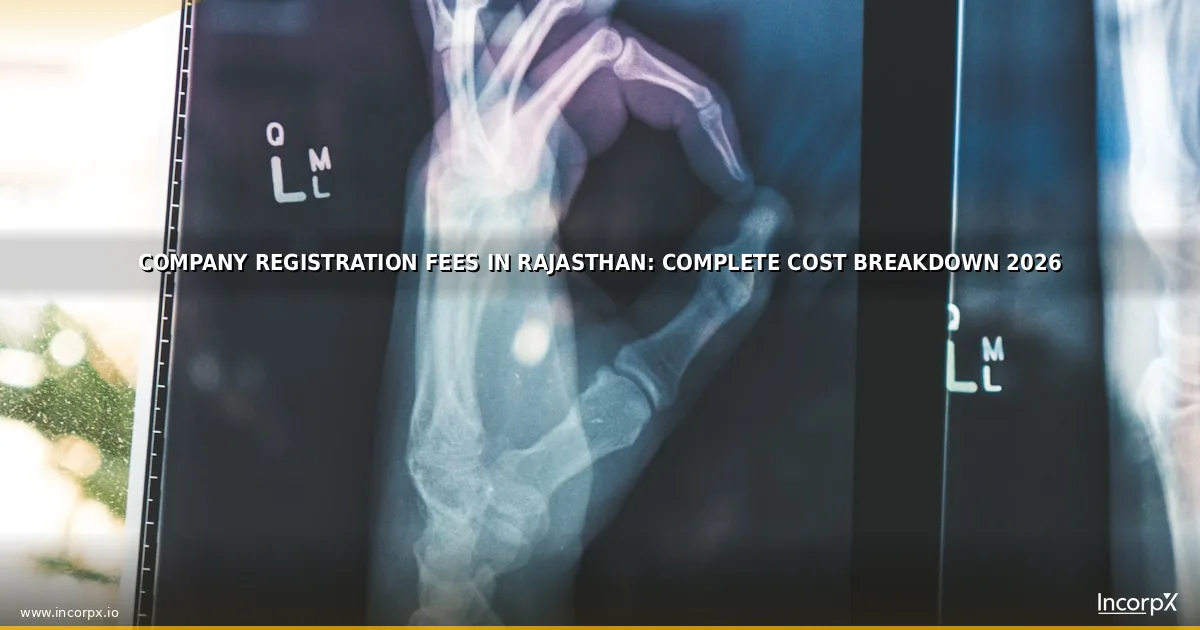 Company Registration Fees in Rajasthan: Complete Cost Breakdown 2026