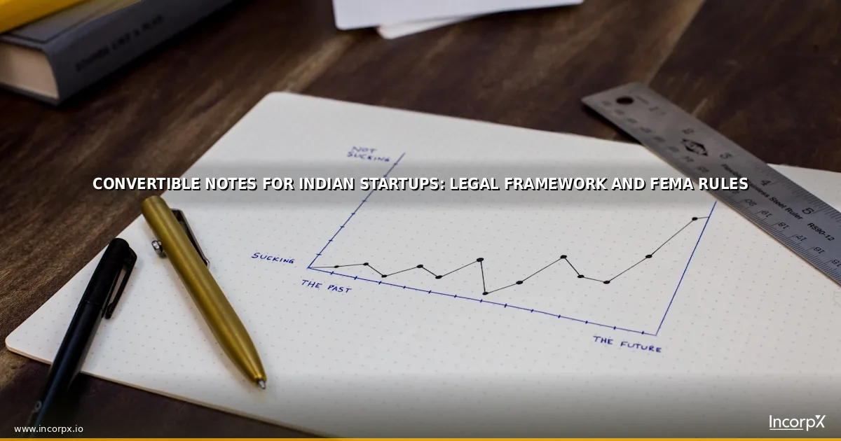 Convertible Notes for Indian Startups: Legal Framework and FEMA Rules