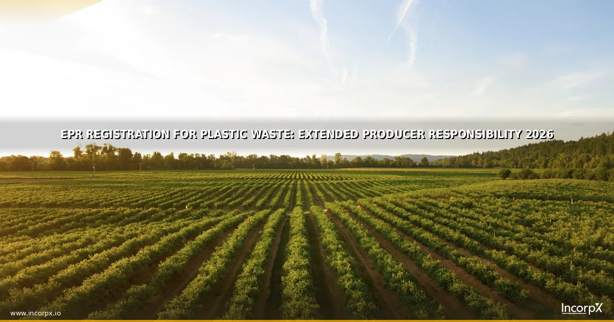 EPR Registration for Plastic Waste: Extended Producer Responsibility 2026