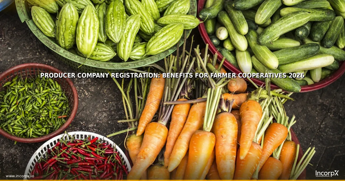 Producer Company Registration: Benefits for Farmer Cooperatives 2026