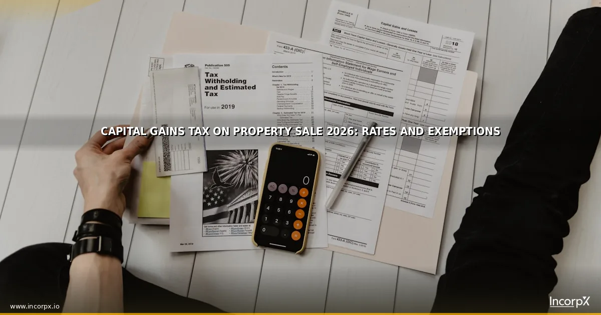 Capital Gains Tax on Property Sale 2026: Rates and Exemptions