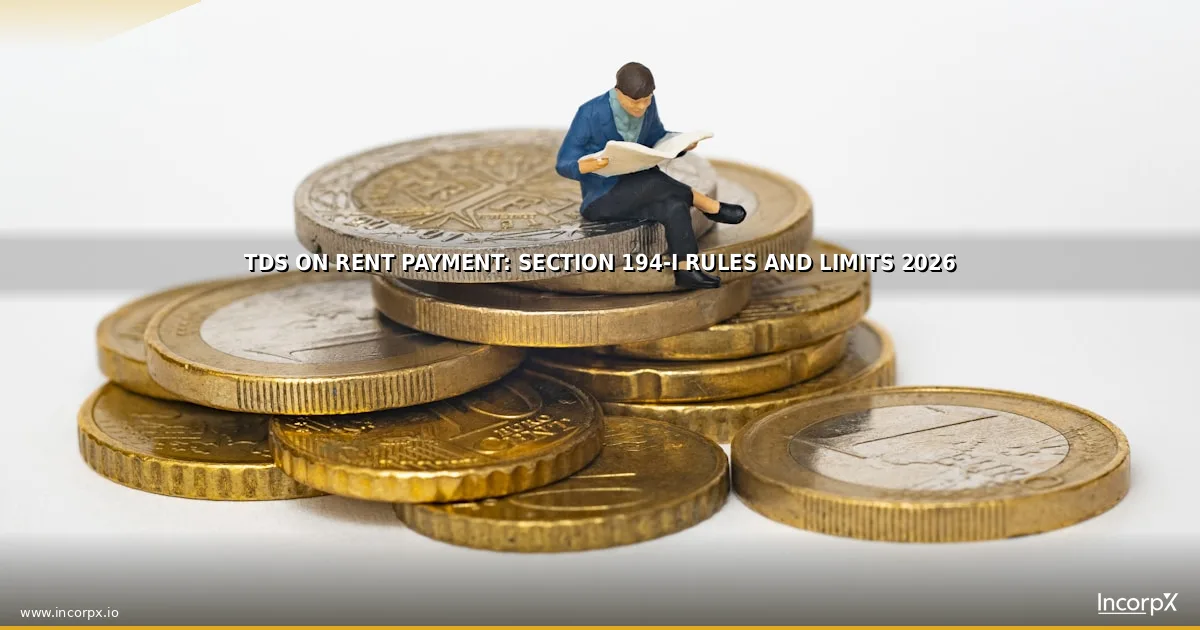 TDS on Rent Payment: Section 194-I Rules and Limits in 2026