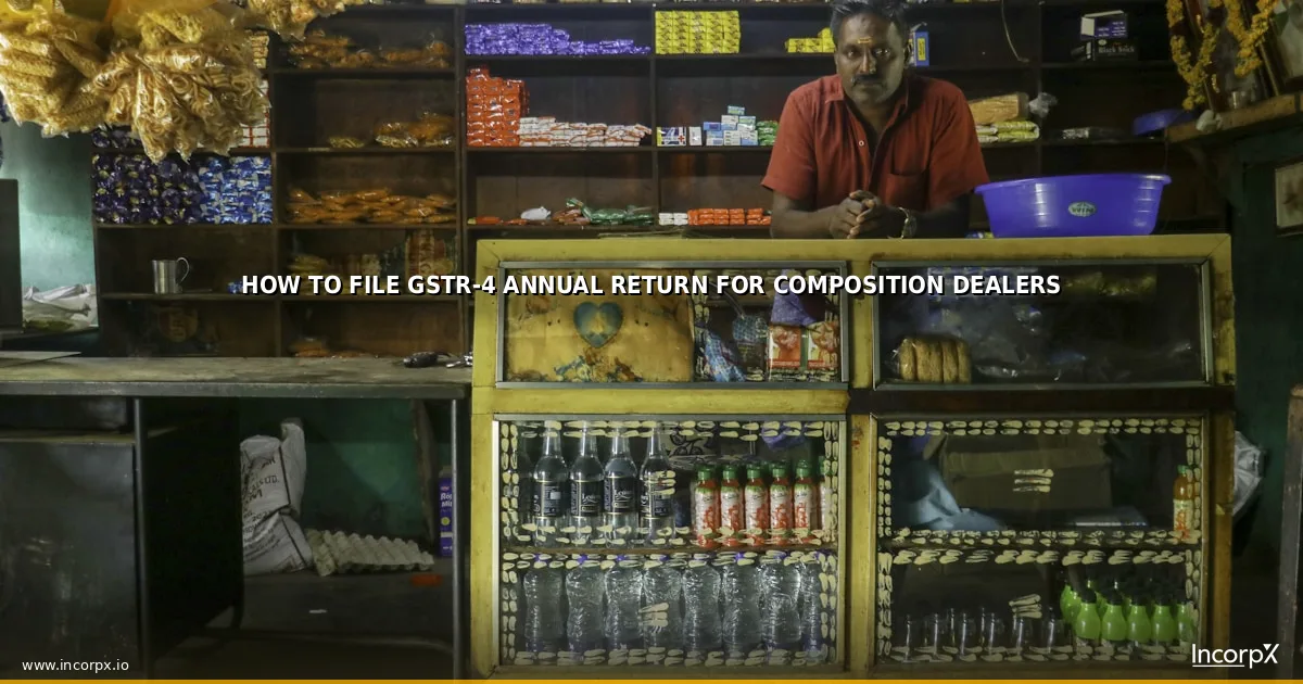 How to File GSTR-4 Annual Return for Composition Dealers